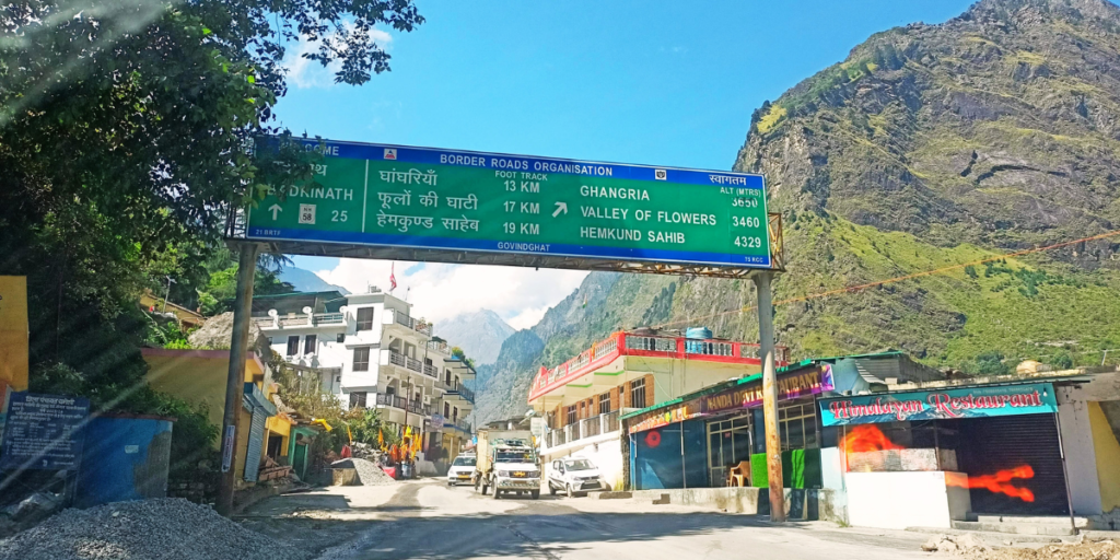 kedarnath to badrinath distance
