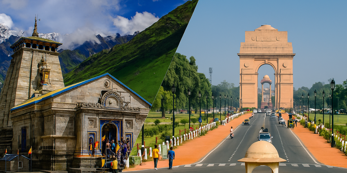 Kedarnath Distance from Delhi