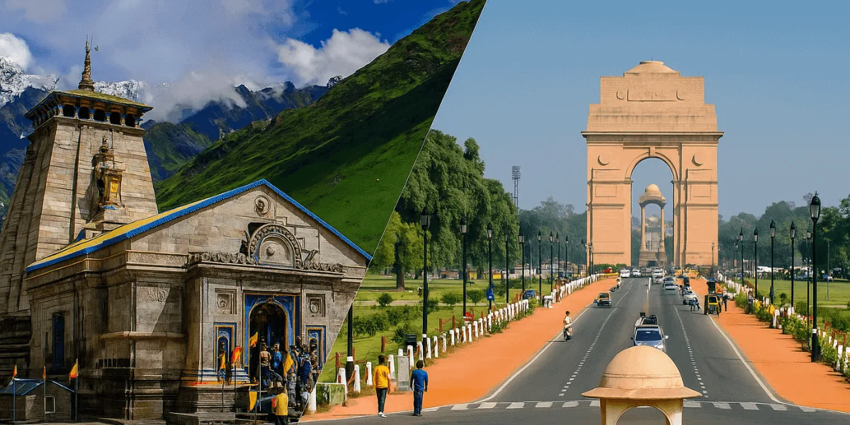 Kedarnath Distance from Delhi