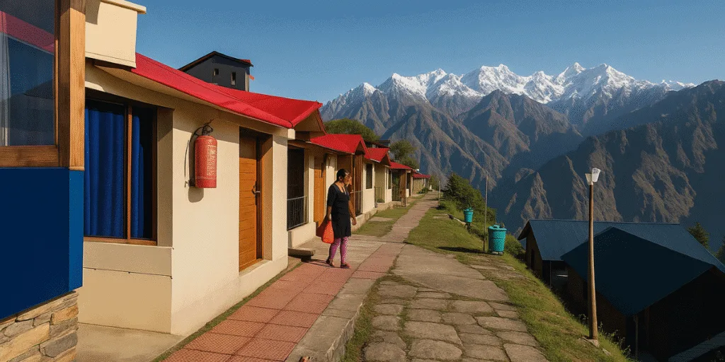 blue poppy resort auli