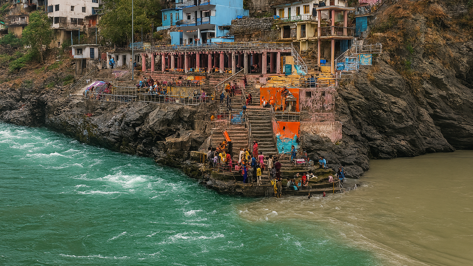Devprayag Sangam of Uttarakhand