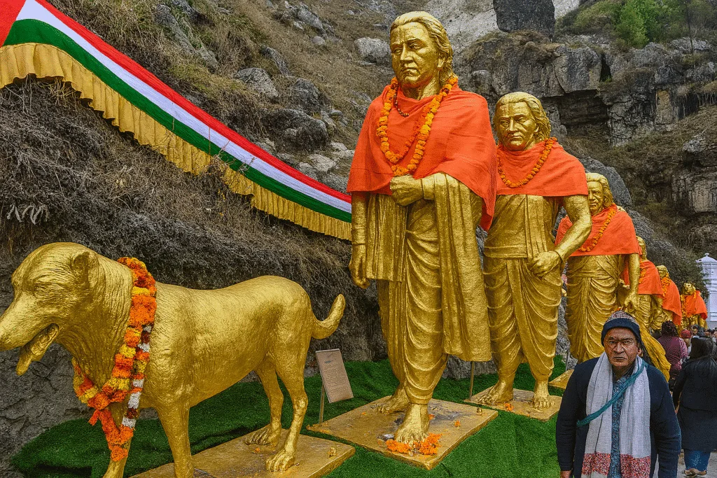 pandavas passed through Mana Village on their way to heaven