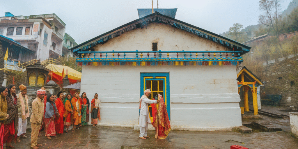 Wedding at Triyuginarayan Temple