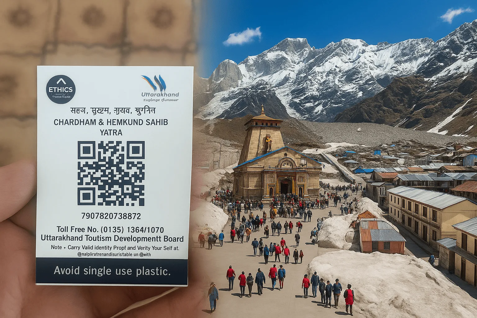 Kedarnath Registration 2026 : You Can’t Visit Without This QR Pass