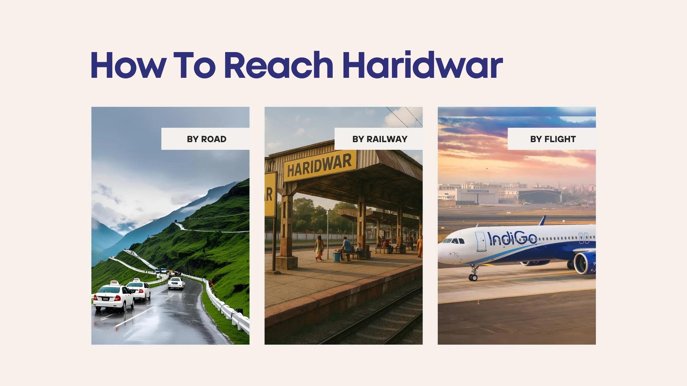 How to reach Haridwar