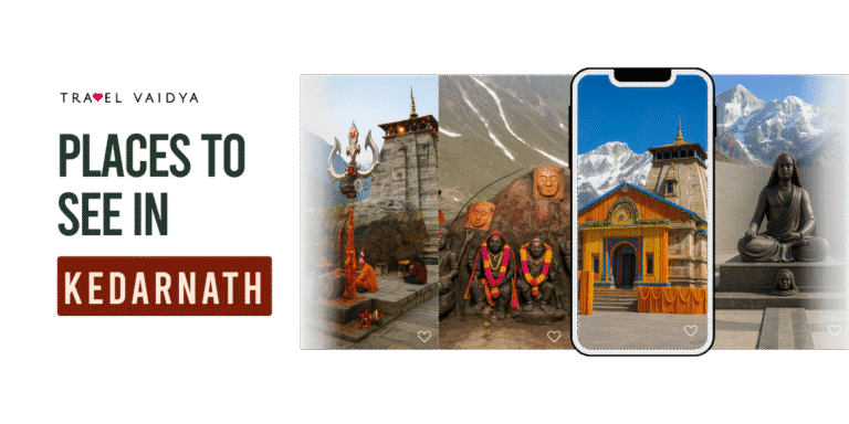 Places to see in kedarnath