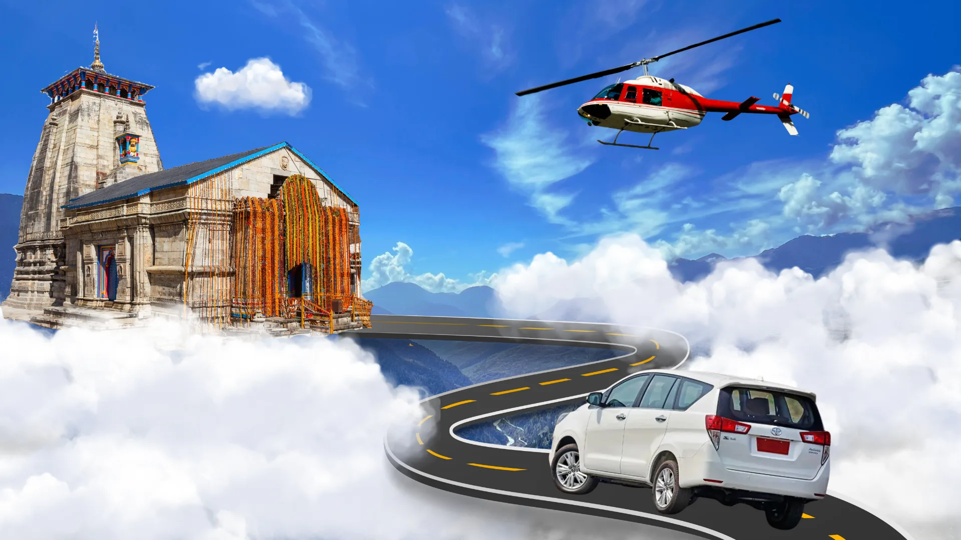 Helicopter Yatra vs Road Yatra