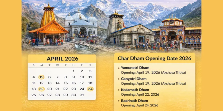 Char Dham Yatra Opening Date 2026