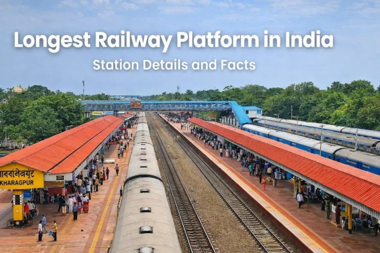 longest railway platform in india