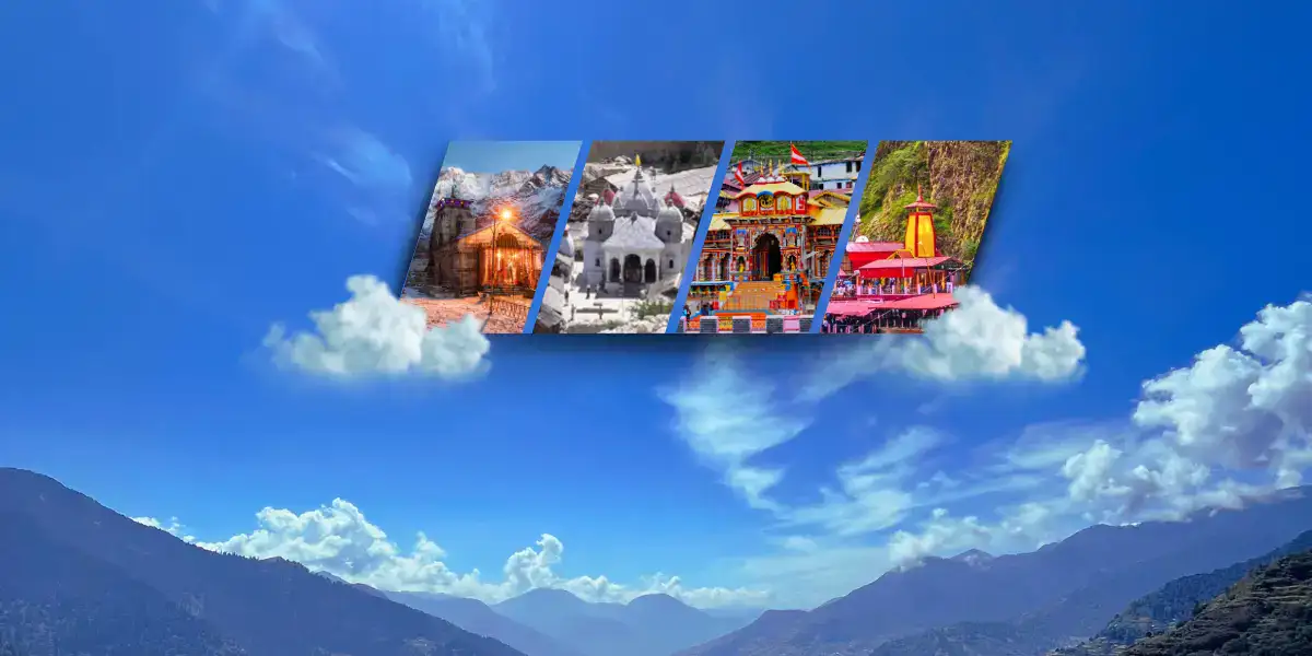 Four Char Dham shrines in Uttarakhand