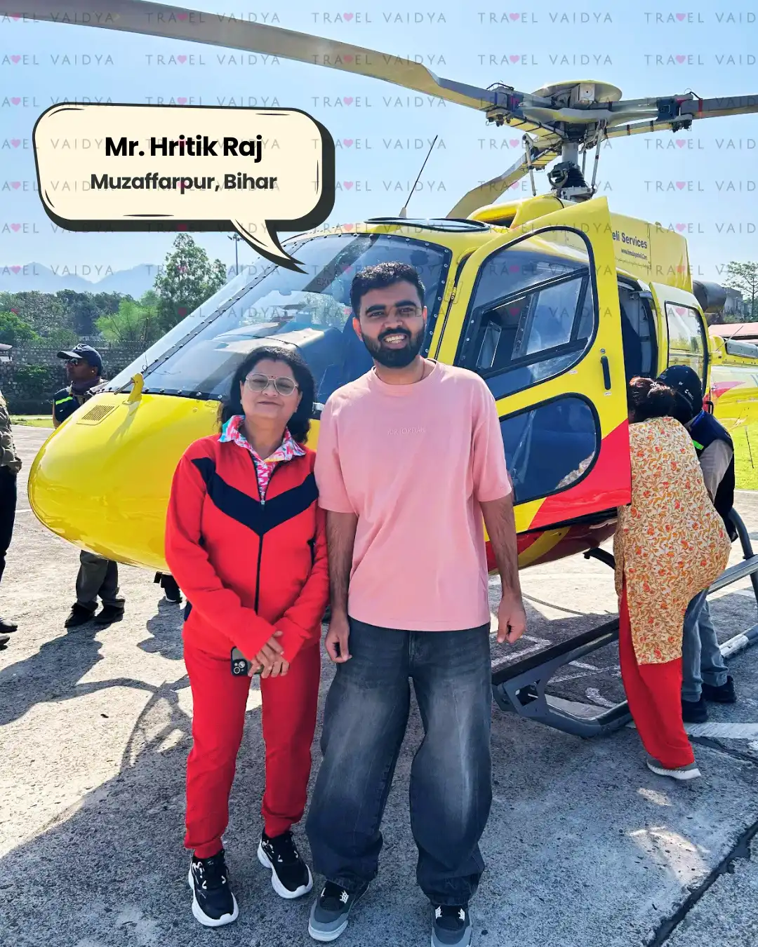 Travel Vaidya helicopter yatra