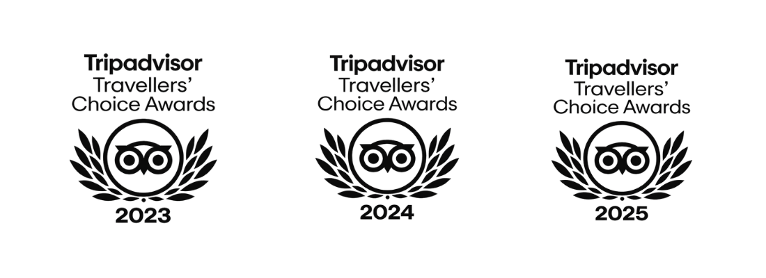 Tripadvisor Travellers' Choice Awards 2023, 2024 & 2025